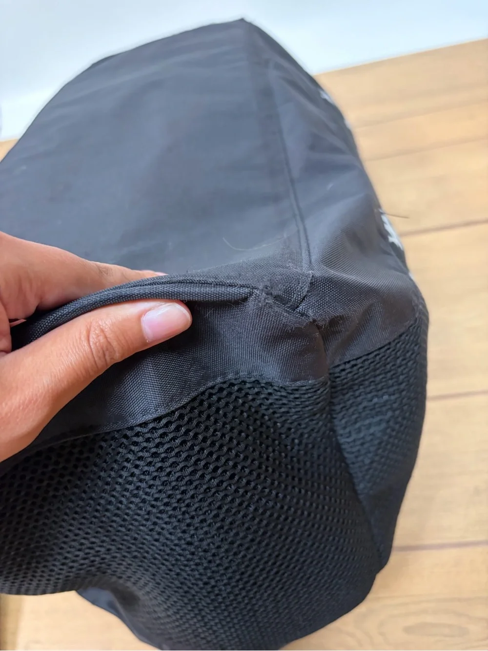 Kappa Angan Large Black Duffel Bag